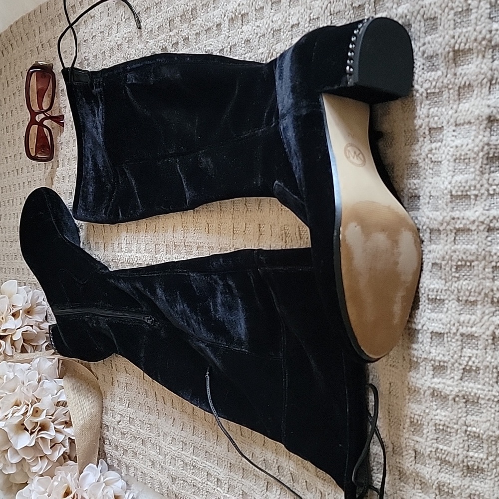 Michael Kors Black Over the Knee Boots - Picture 1 of 12